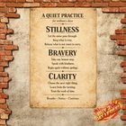 Serenity Prayer Positive Inspiring 8x8 Vintage Tin Metal Sign Decor