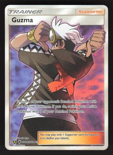 Guzma SV84/SV94 Pokemon TCG Hidden Fates: Shiny Vault NM