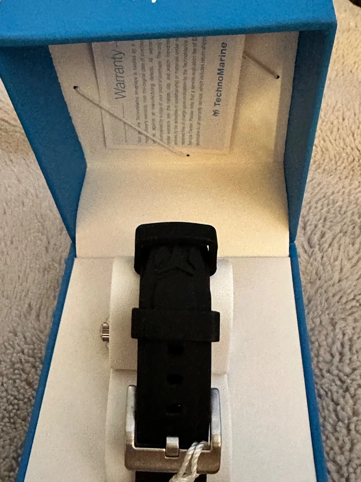 TechnoMarine Manta Sea Men's Black Watch - TM-220112 - Image 3 of 4