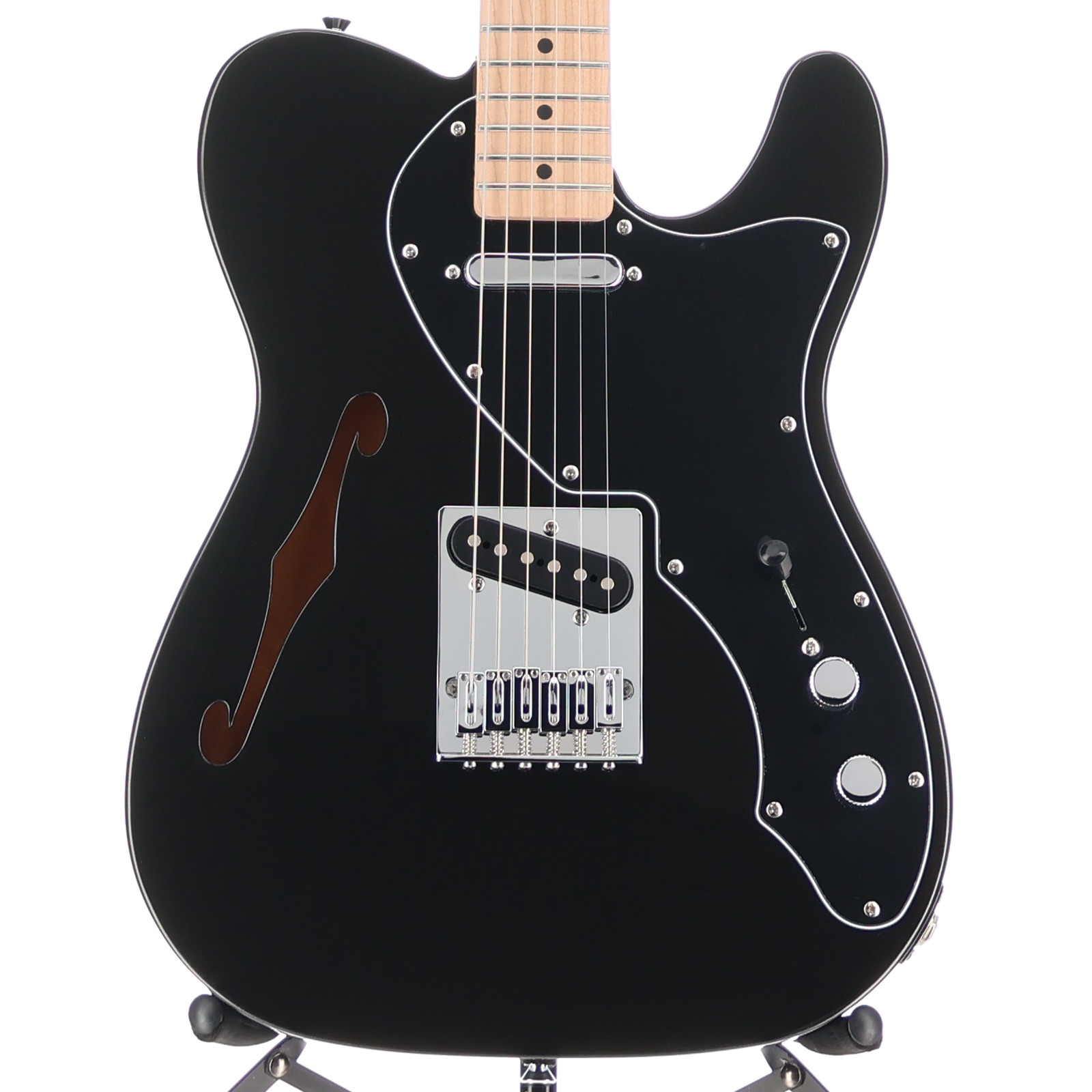 Squier Affinity Series® Telecaster® Thinline, Metallic Black (RP)