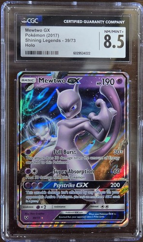 Mewtwo-GX graded CGC 8.5 for sale on eBay