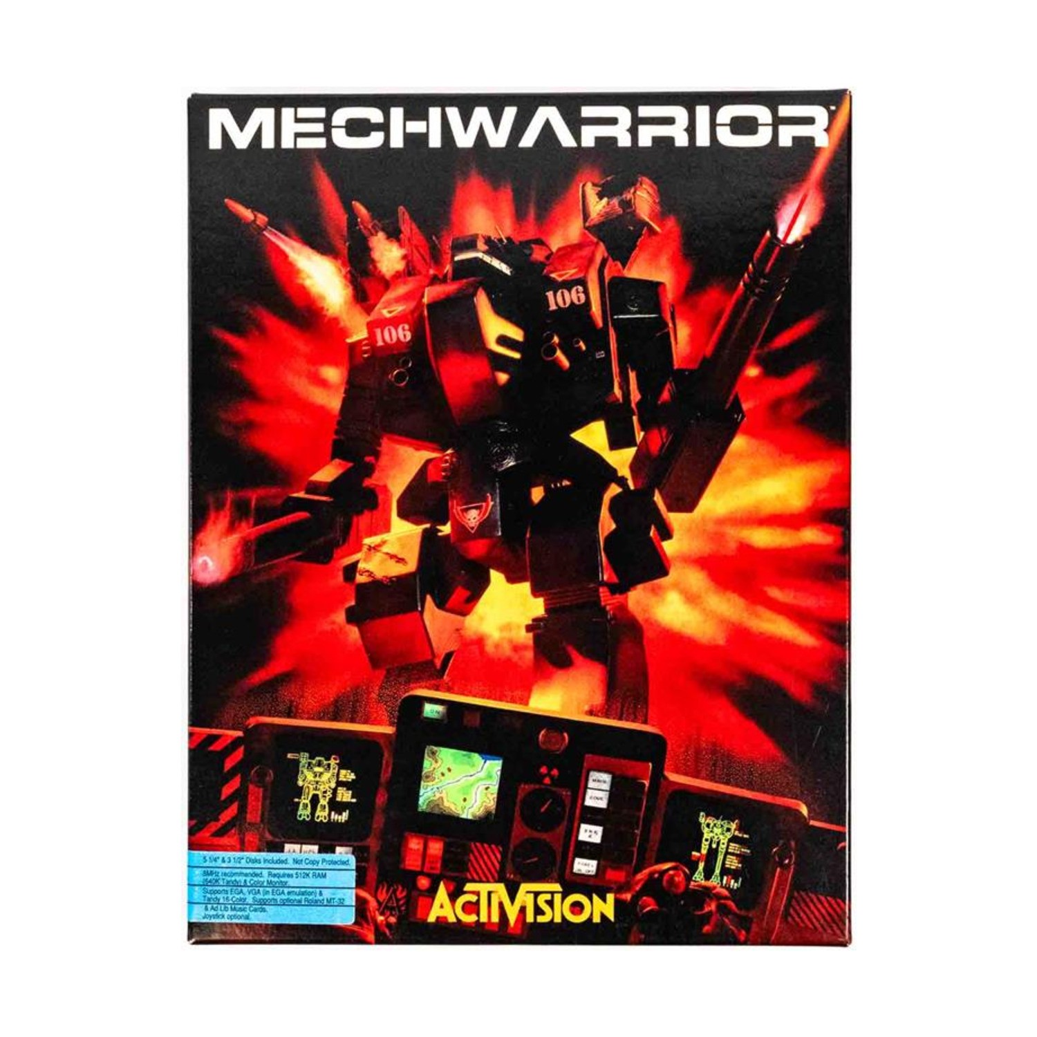 Activision Computer Game MechWarrior VG EX