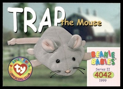 1999 Beanie Babies Series 2 Trap the Mouse  #242