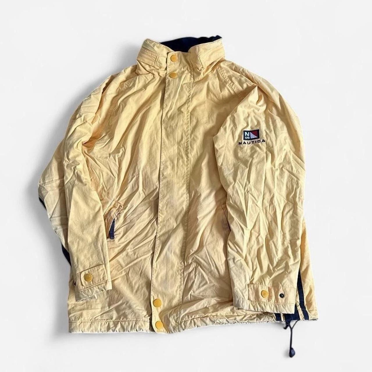 00s Nautica yellow jacket (L)