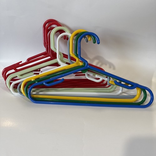 Kunststoff Kleiderbügel Baby Kleinkind Kinder Kinder Konvolut 12 Stück Mehrfarbig