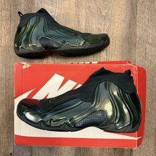 Tenis Nike Air Flightposite One Legion verdes negros talla 10,5 con caja AO9378-300