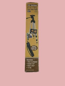 Digital Concepts 52 Inches Digital Photo/Video Tripod Includes Carrying Case