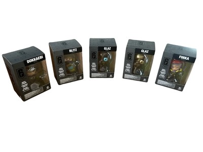 Rainbow Six Siege Series|4 Chibis With Gold Glaz chibi. Including 5 Unused Codes