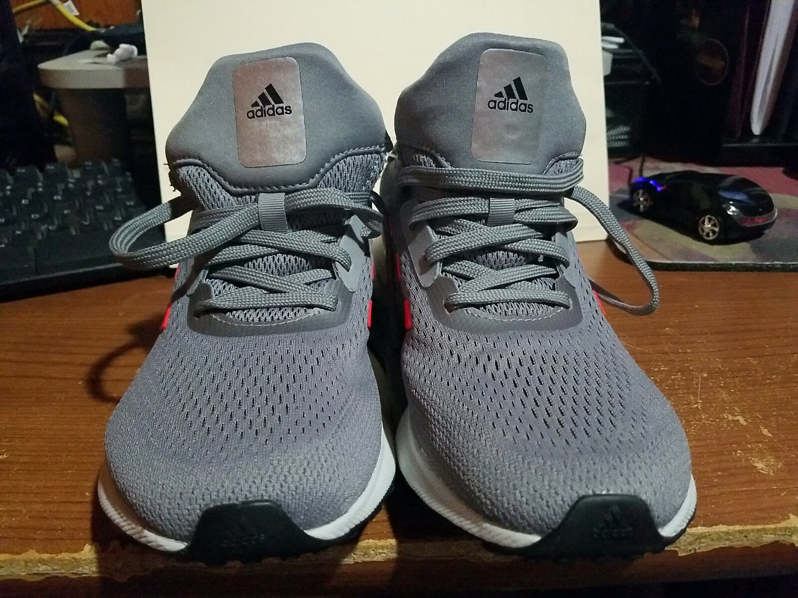 Adidas Astrarun M Size 6.5 [EG5839] Men Running Shoes Grey/Orange | eBay
