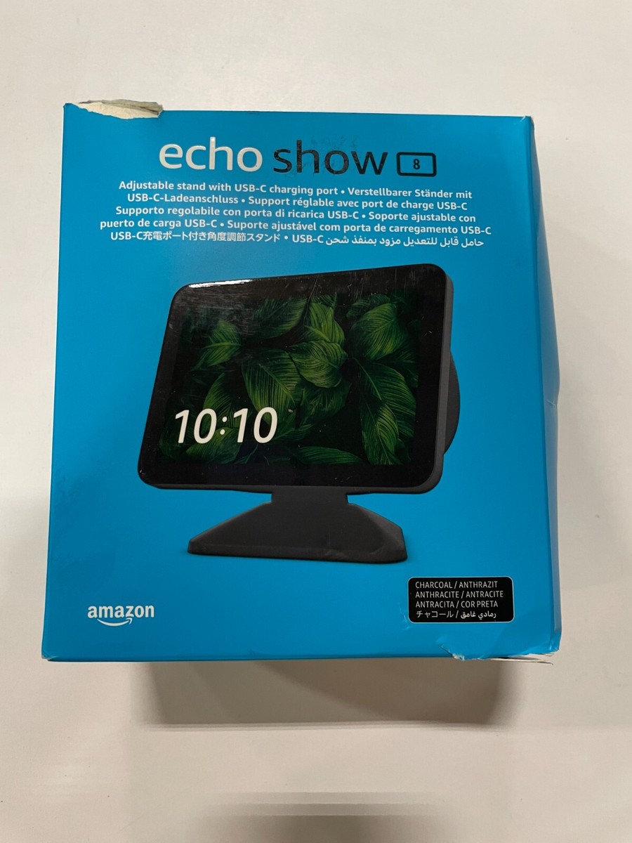 Echo Show 8 (3rd Gen) Adjustable Stand with USB-C Charging Port