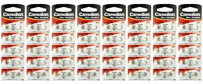 80 Pk Camelion AG3 LR41 392 SR41W LR736 GP92A Plus Alkaline Battery