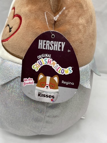 Squishmallow Hersheys Kisses Regina Corgi Dog Kellytoy 10 In - Picture 2 of 8