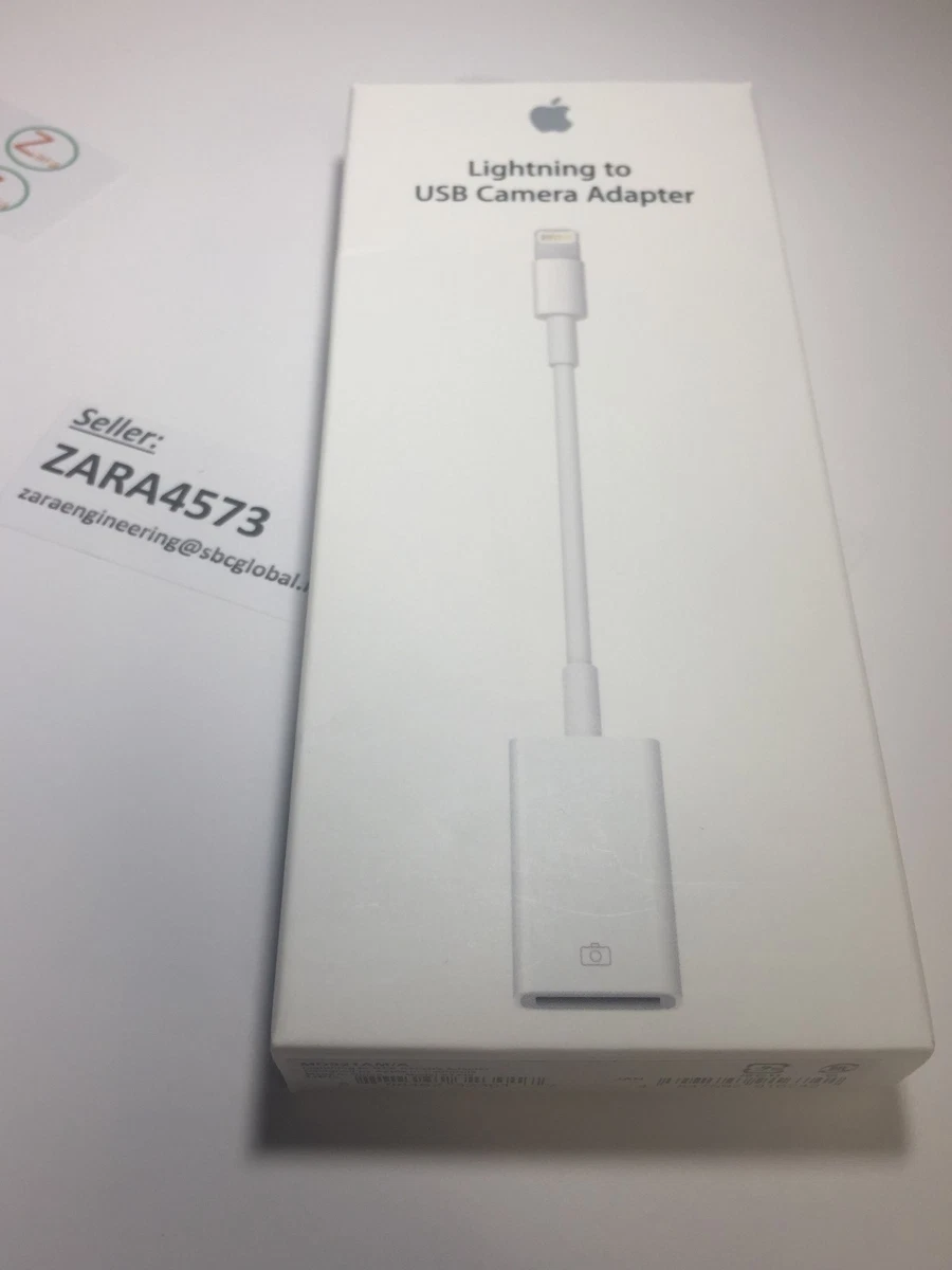 Apple Lightning to USB Camera Adapter MD821AM/A for ipad air 1/2, mini  1/2/3/4