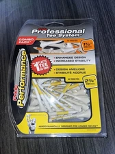 Pride Professional Tee System Combo Pack (1.5"/2.75" White/Orange/Yellow 50pk