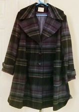 Ann Harvey - Swing Jacket Coat - Size 24. Lined - Polyester Wool Mix