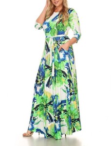 plus size flare maxi dress