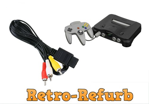 Super Nintendo SNES - TV Cable AV Video Lead RCA Audio RF Cable - Picture 4 of 4