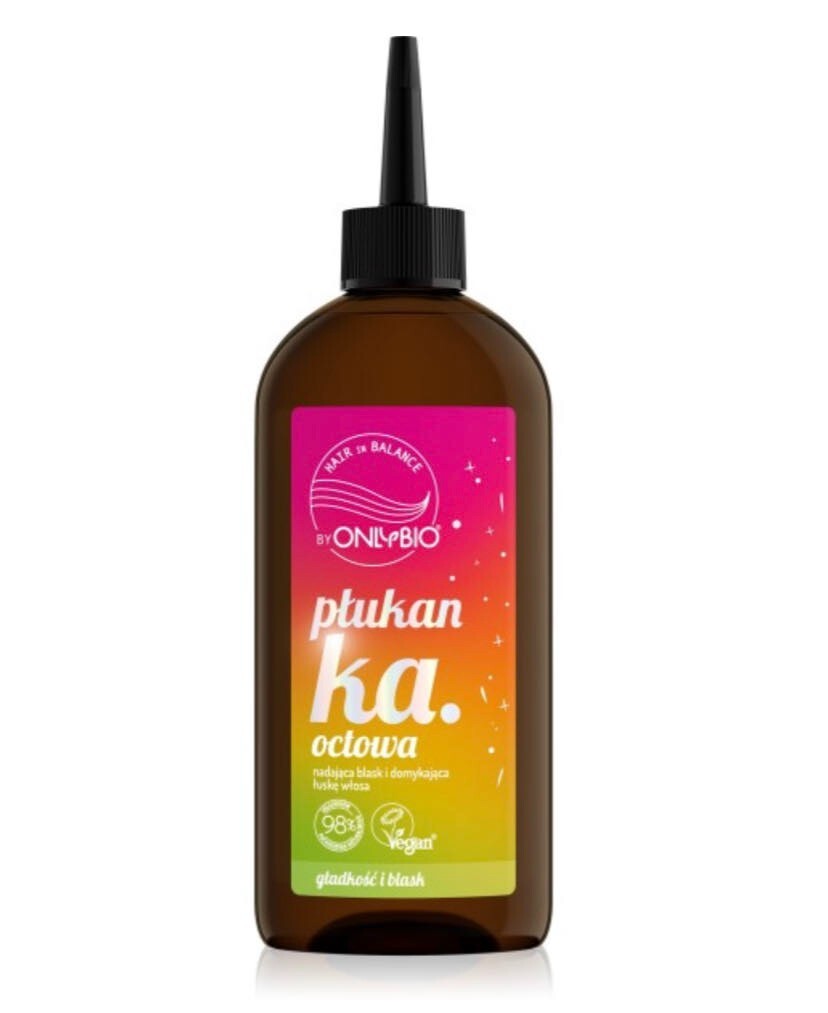 ONLY BIO vegan Vinegar rinse that gives shine and closes the hair cuticle 300ml