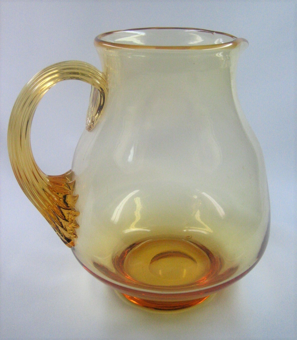 Vintage Whitefriars Large Amber Golden Glass Jug eBay