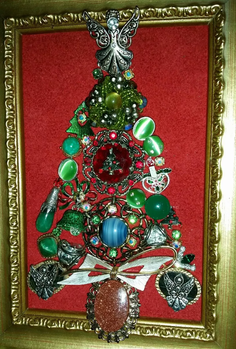 Jewelry christmas deals tree art