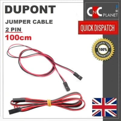 4 PIN DUPONT JUMPER CABLE CONNECTOR FEMALE STEPPER 2 Pin Female to Female Jumper Wire Dupont pin Cable 3D printer stepper UK FAST