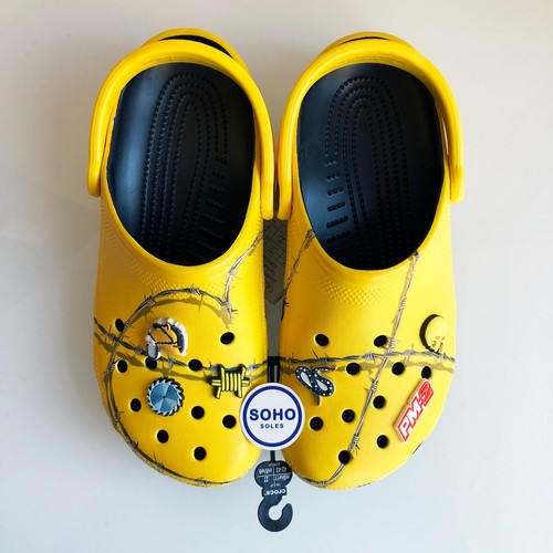 Post Malone x Crocs Dimitri Clog Barbwire Yellow Size 4-14 - IN HAND - SHIPS NOW