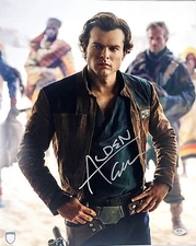 ALDEN EHRENREICH Signed STAR WARS "Han Solo" 16x20 Photo PSA/DNA & Official Pix