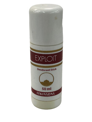 ATKINSONS EXPLOIT DEODORANT STICK ML 50 VINTAGE PERFUMES & COSMETICS