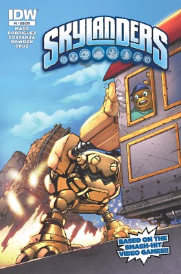 SKYLANDERS ISSUE 6 - SUBSCRIPTION VARIANT COVER - IDW COMICS