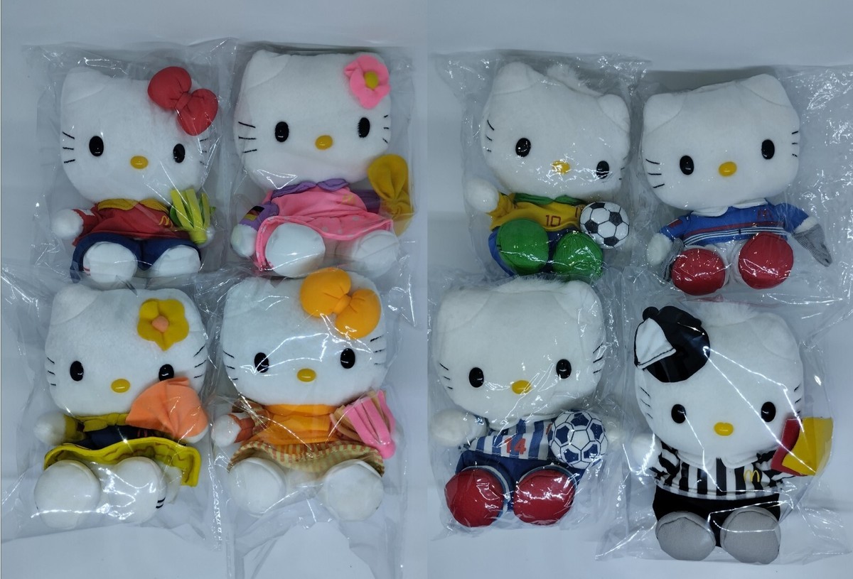 RARE! Vintage Hello Kitty Reversible McDonald's FIFA 2002 Complete