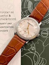 Audemars piguet jules 18k White Gold Factory diamonds with MOP dial #77240 3