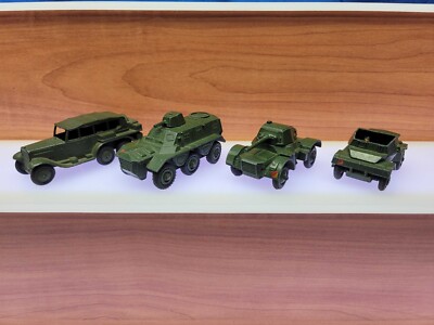 Dinky Toys Vintage Army Vehicle LOT Armoured 670 scout 673
