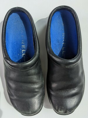 Merrell Black Slip-On Leather Loafers with Blue Insoles Amazon.com | Merrell Jungle Moc Moccasin, Black Leather, 5.5  main image 4