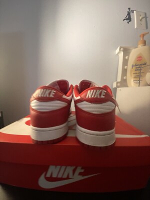 Size 9.5 - Nike Dunk Low Gym Red