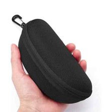 Hard Shell Sunglasses Case With Zipper Hook Travel Eyewear Box For Glasses Use