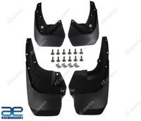 SchmutzfäNger Set 4-Teilig Schwarz PVC Kompatibel Mit Tata Nano Old 1St Modell