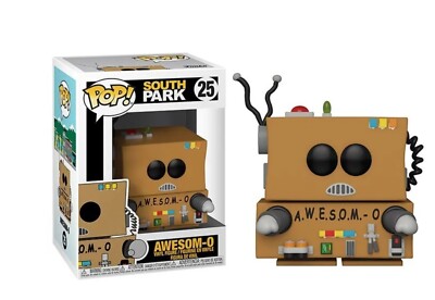 Funko POP! South Park Eric Cartman Awesom-O #25 Awesome-O Vinyl Figure NM - M