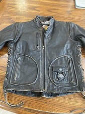 HARLEY DAVIDSON  SMALL PANHEAD  LEATHER  JACKET/VEST WOMEN
