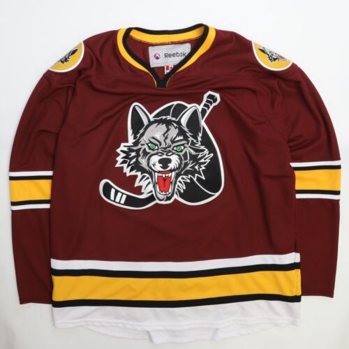 Vintage Chicago Wolves Reebok Hockey Jersey Size XL AHL