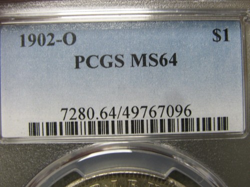 1902-O Morgan Dollar Silver ---- PCGS MS-64 Graded Coin ---- #845B - Picture 7 of 10