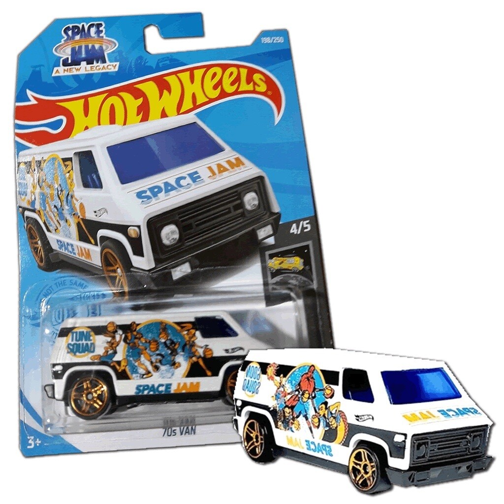 Hot Wheels Space Jam 70s Van Kid Model Diecast Toy Car Tune Squad