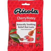 Ricola Cherry Honey Naturally Soothing Relief 24 Drops on sale Ricola Cherry Honey Naturally Soothing Relief 24 Drops on sale