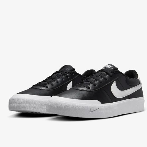 Nike Court Shot Leather 'Black/White' (FQ8146-002) Expeditedship - 第 2/8 張圖片