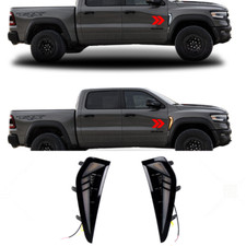 For Ram 1500 Trx 2021-2024 2-color Led Daytime Running Lights Turn Signal Lamps