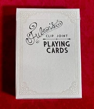 Fulton's Clip Joint Vertical Fog Playing Card Deck Dan and Dave