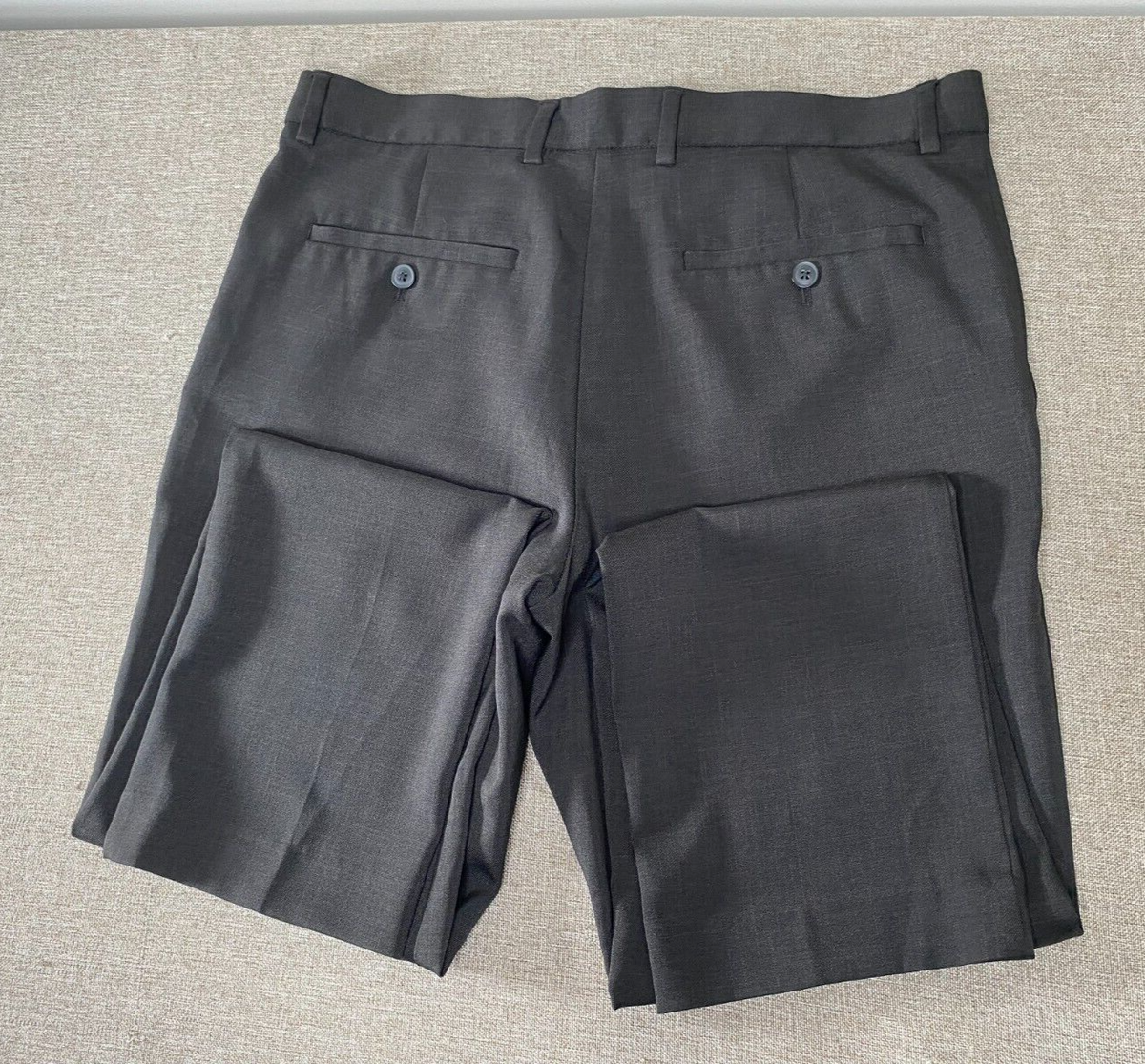 Perry Ellis Portfolio SLIM FIT Dress Pants Men's 33 x 30 Black Business  Office | eBay
