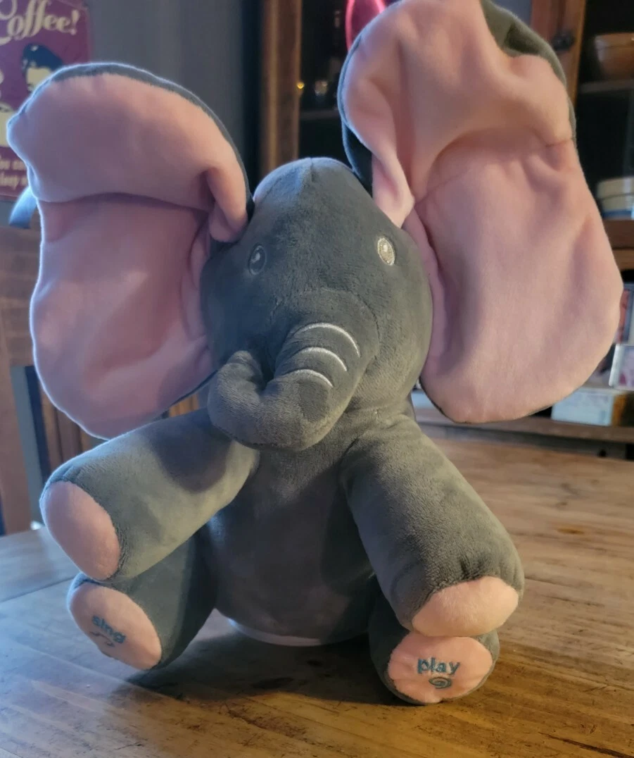 Elephant peek a on sale boo plush toy