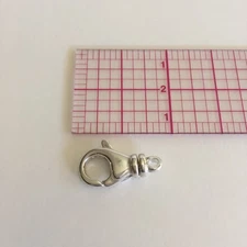 Sterling Silver .925 Swivel Lobster Claw Clasp Very Large 19.5mm (sswL195