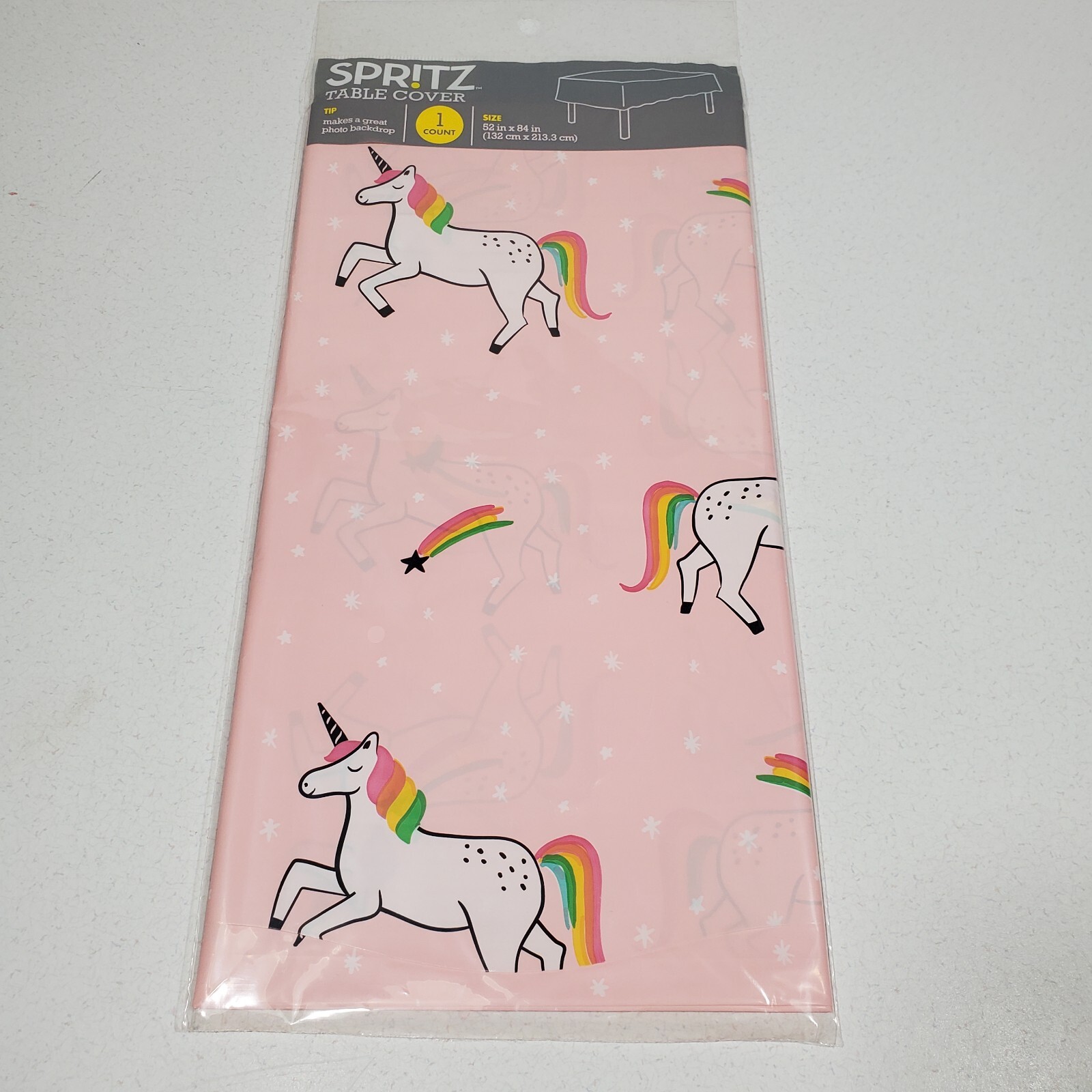 Plastic 52" X 84" Or Photo Back Drop Party New