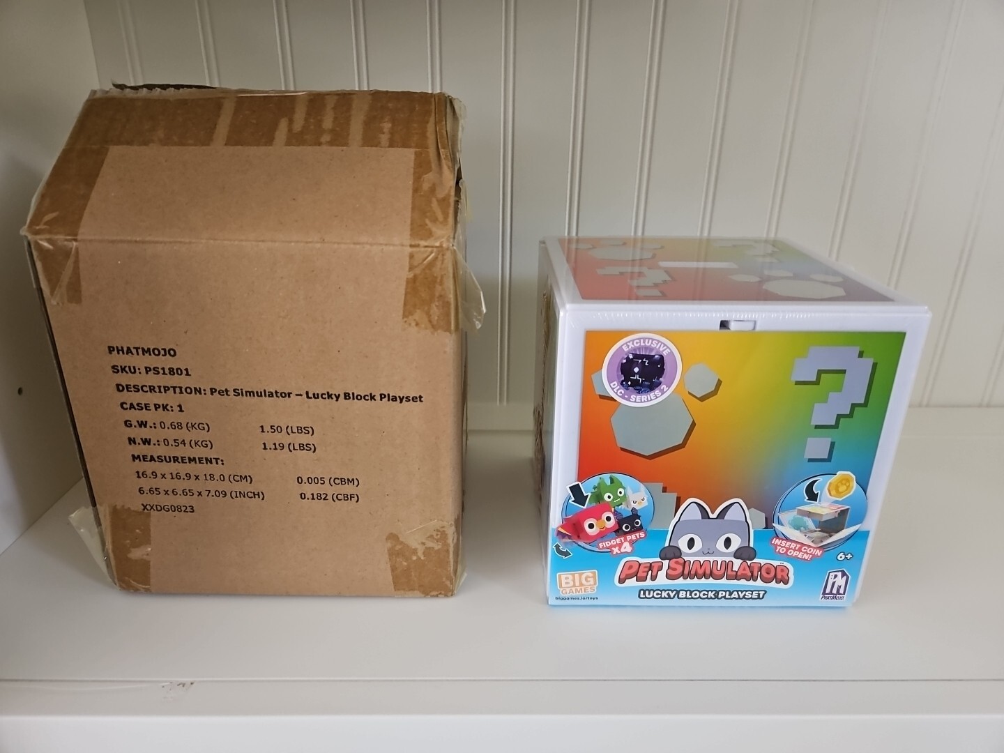 2023 Roblox Pet Simulator Lucky Block Playset Series 2 DLC 4 Fidget Pets Sealed!